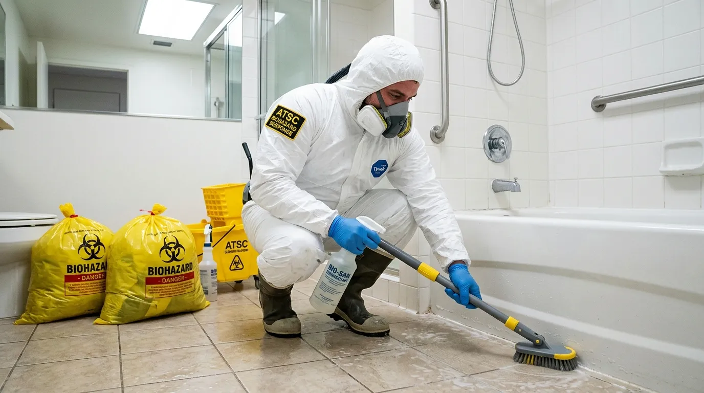 Decontamination equipment deployed for Blood Cleanup in Upper Sandusky